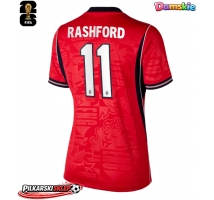 Anglia Marcus Rashford #11 Koszulka Wyjazdowa damskie MŚ 2026 Krótki Rękaw